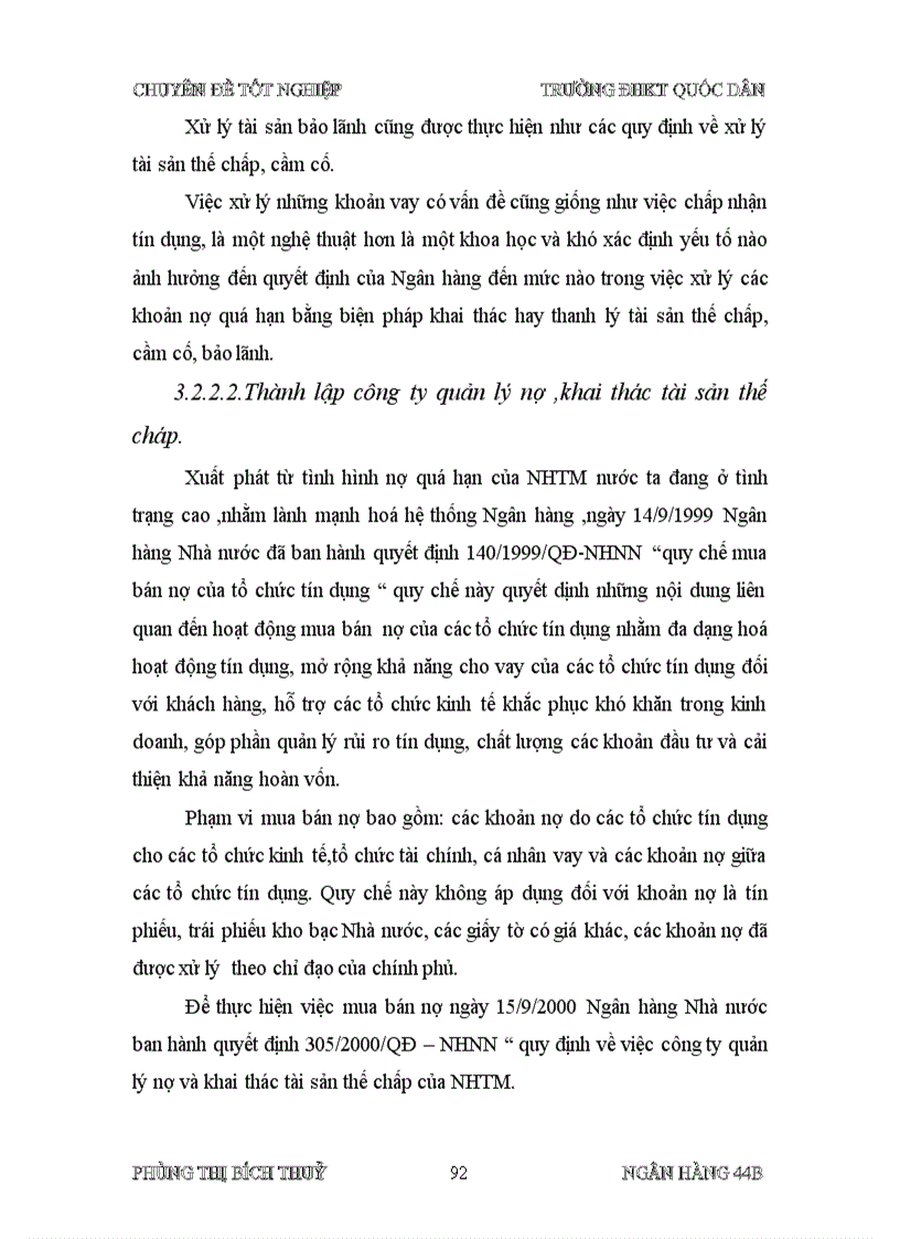 image for page Giải pháp hạn chế và xử lý nợ quá hạn tại chi nhánh Ngân hàng NHNN PTNT Phan Đình Phùng Hà Nội