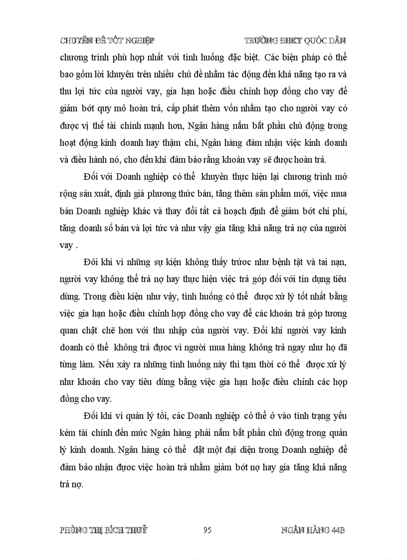 image for page Giải pháp hạn chế và xử lý nợ quá hạn tại chi nhánh Ngân hàng NHNN PTNT Phan Đình Phùng Hà Nội
