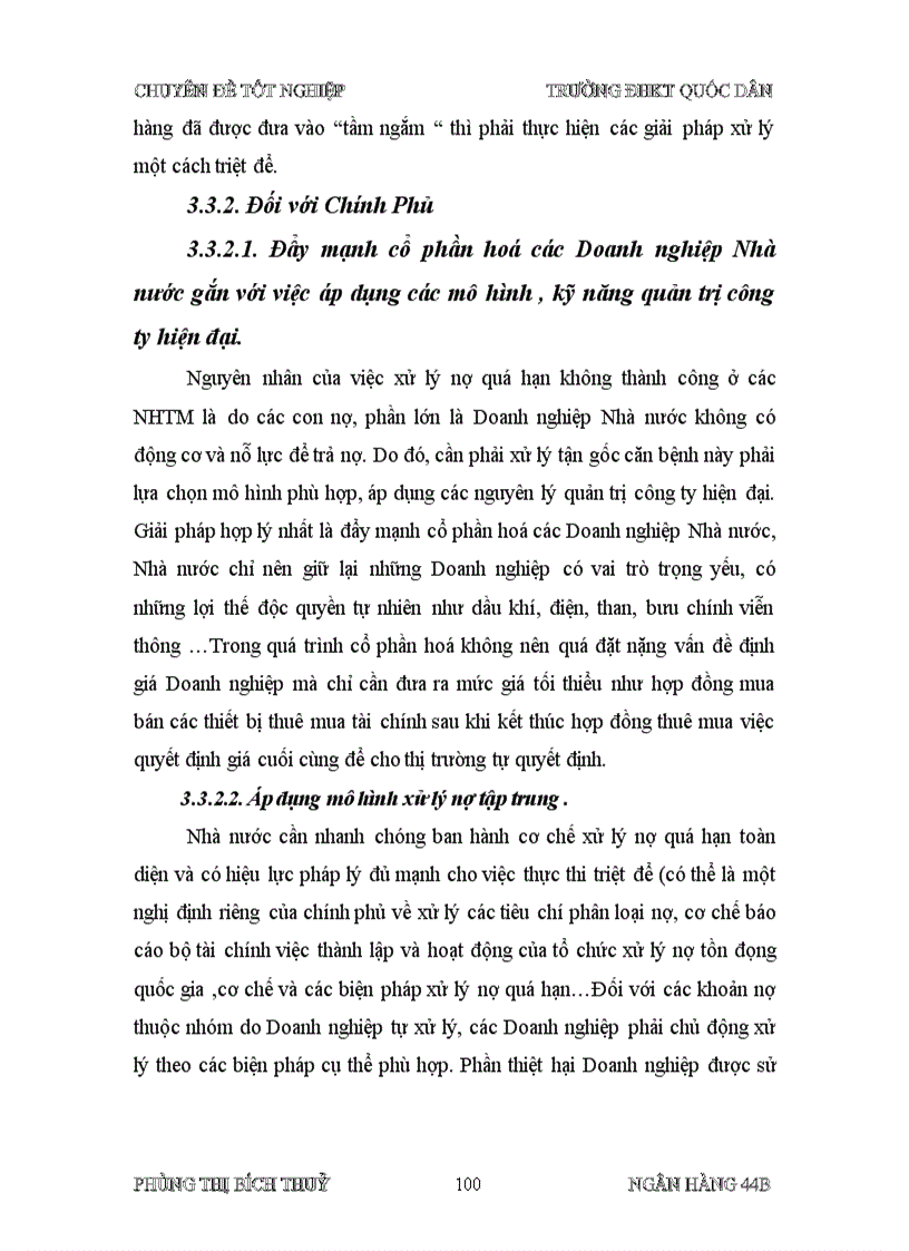 image for page Giải pháp hạn chế và xử lý nợ quá hạn tại chi nhánh Ngân hàng NHNN PTNT Phan Đình Phùng Hà Nội