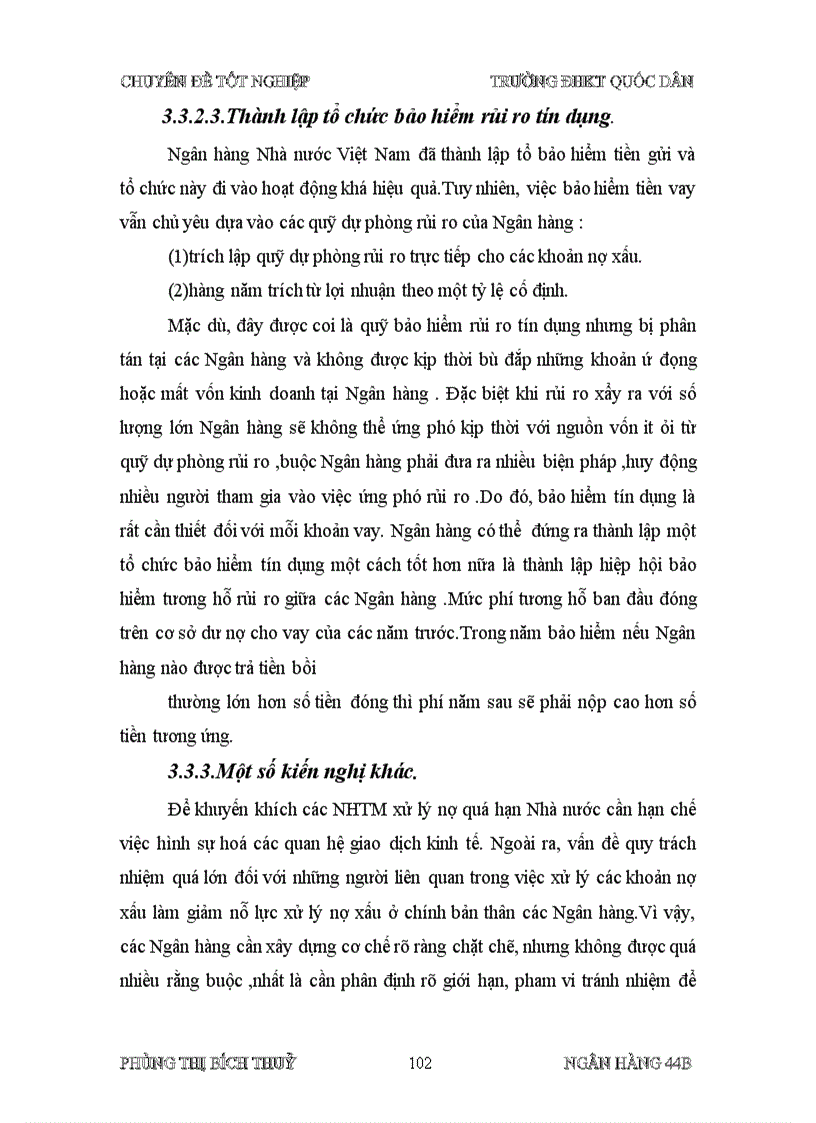 image for page Giải pháp hạn chế và xử lý nợ quá hạn tại chi nhánh Ngân hàng NHNN PTNT Phan Đình Phùng Hà Nội