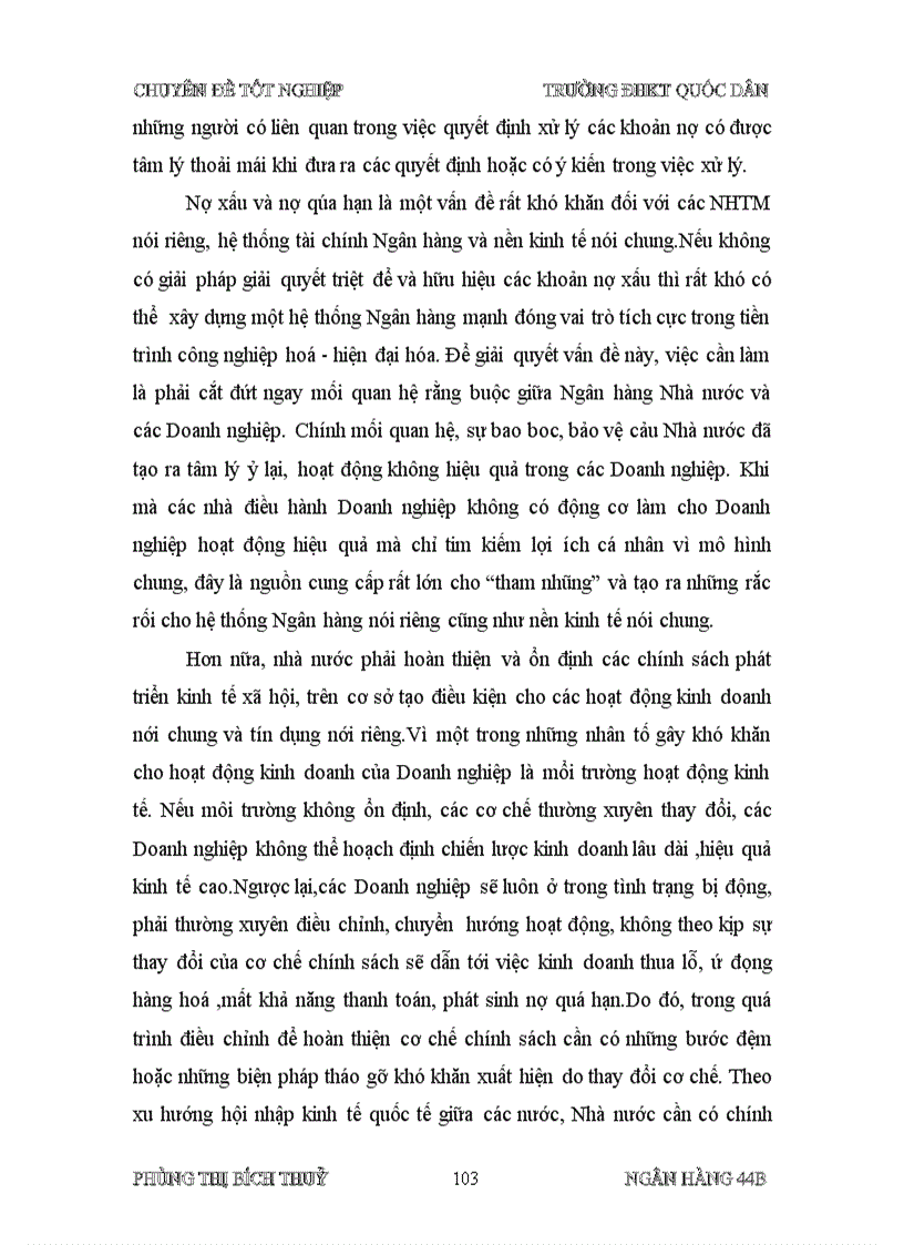 image for page Giải pháp hạn chế và xử lý nợ quá hạn tại chi nhánh Ngân hàng NHNN PTNT Phan Đình Phùng Hà Nội