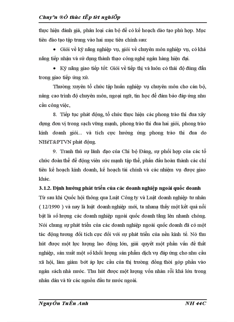 image for page Giải pháp mở rộng tín dụng đối với doanh nghiệp ngoài quốc doanh tại Chi nhánh NHDT PT QUANG TRUNG