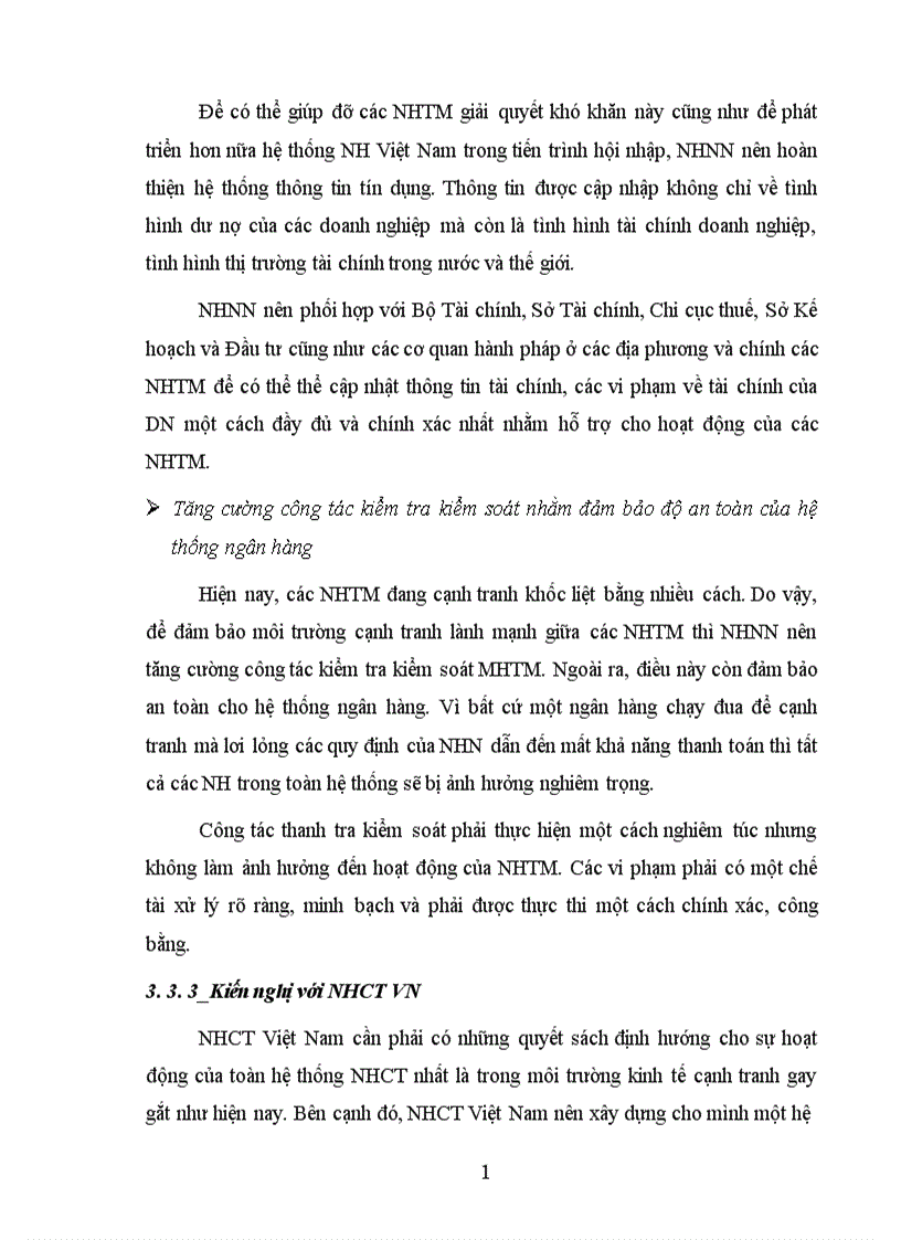 image for page Nâng cao chất lượng tín dụng đối với doanh nghiệp vừa và nhỏ tại Ngân hàng Công thương Thanh Xuân 1