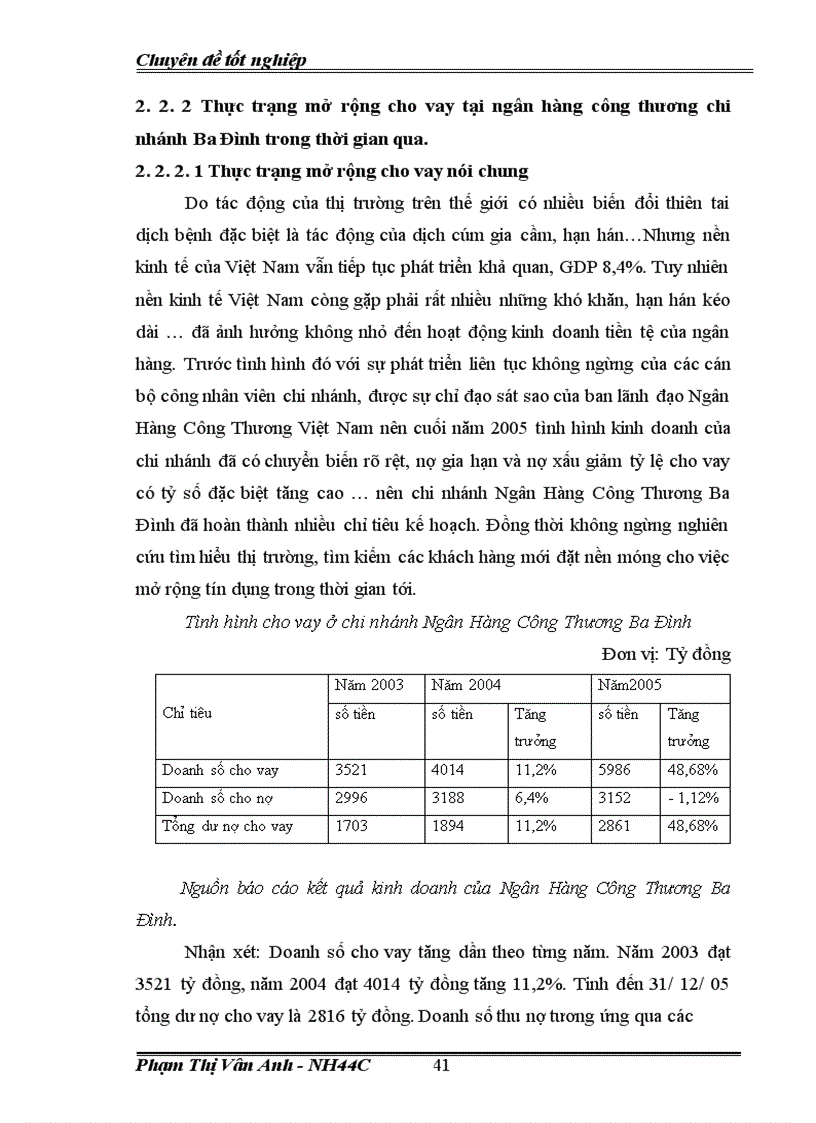 image for page Giải pháp mở rộng cho vay tại phòng khách hàngChương I Hoạt động cho vay của ngân hàng thương mại đối với các doanh nghiệp