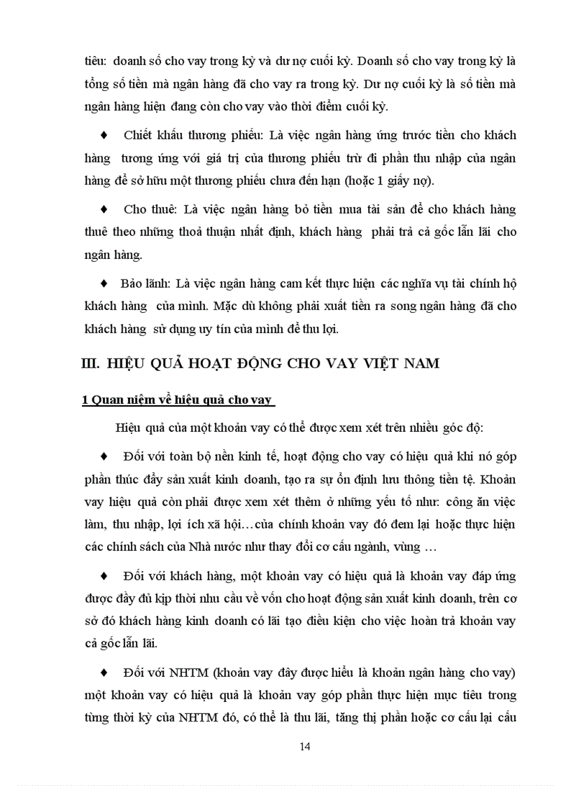 image for page Nâng cao hiệu quả cho vay DNV N tại Sở giao dịch I NHCT Việt Nam