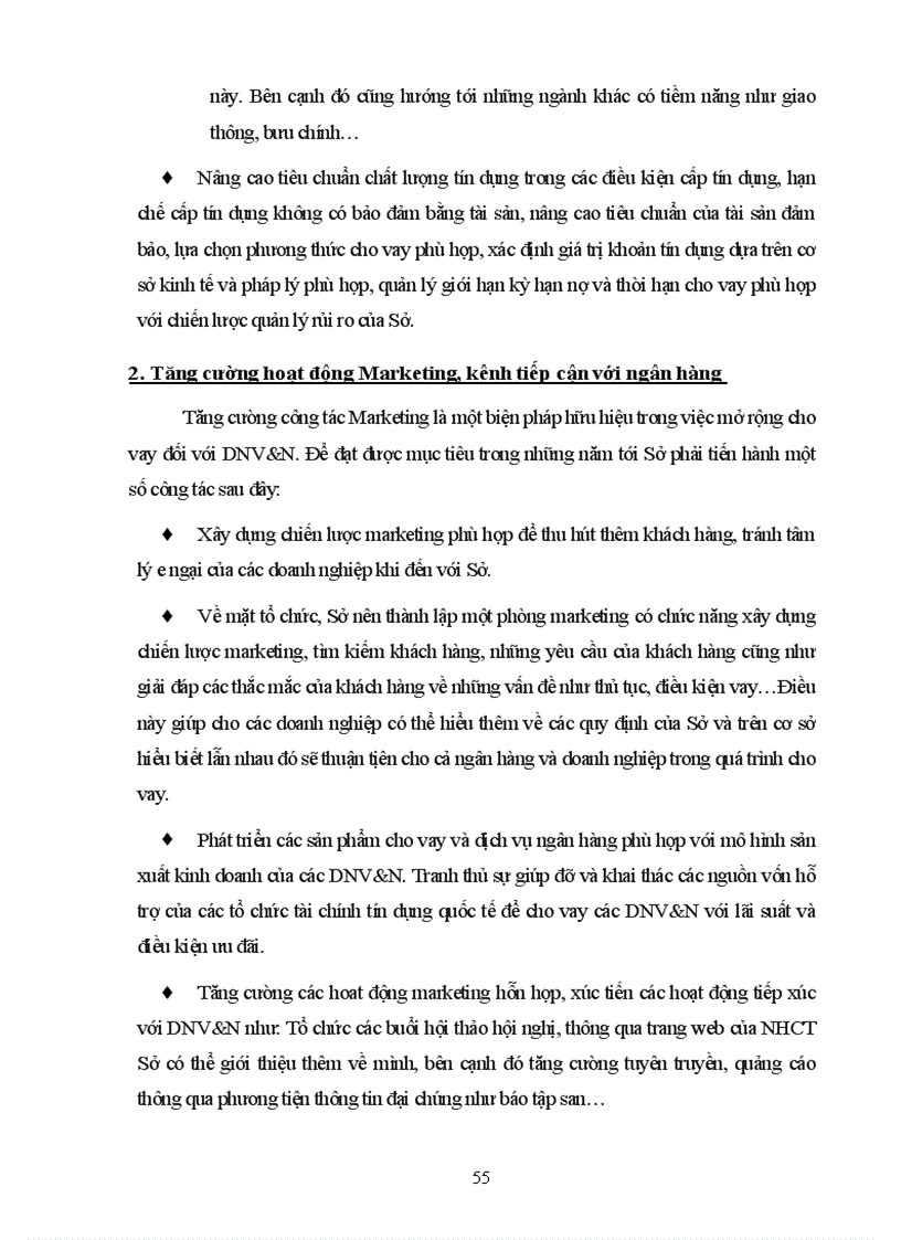 image for page Nâng cao hiệu quả cho vay DNV N tại Sở giao dịch I NHCT Việt Nam