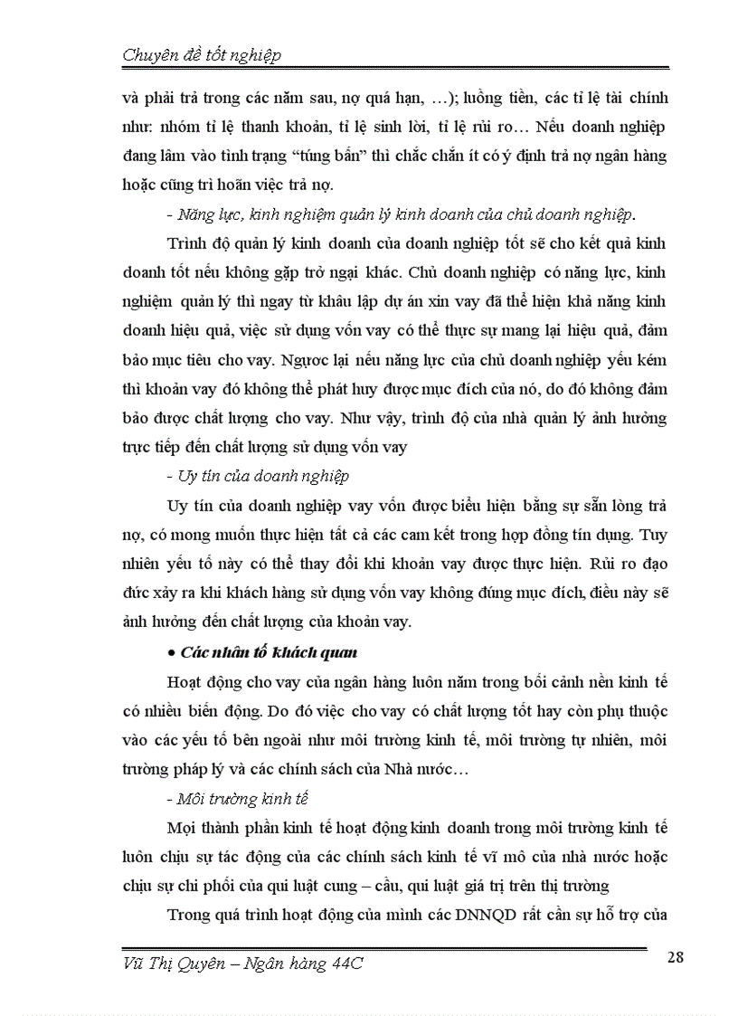 image for page Nâng cao chất lượng tín dụng đối với các doanh nghiệp ngoài quốc doanh tại chi nhánh Ngân hàng Nông nghiệp và phát triển nông thôn Láng Hạ