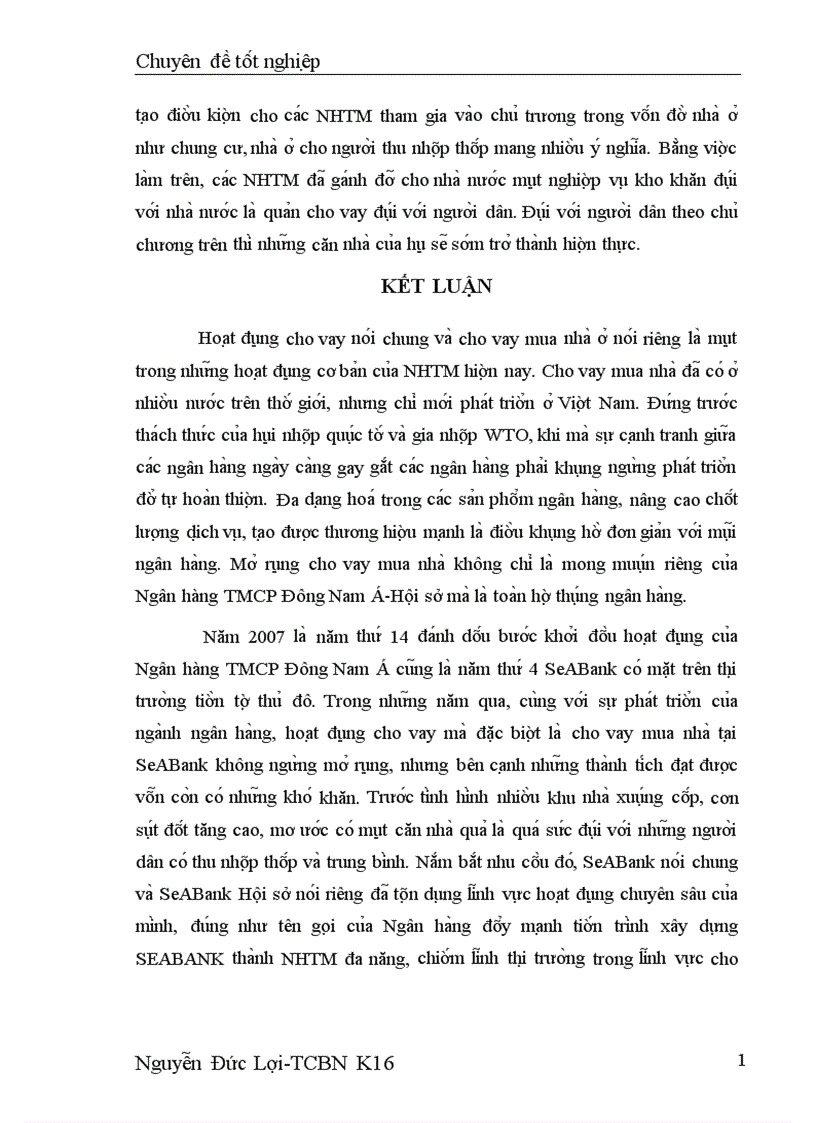 image for page Mở rộng cho vay mua nhà ta i Ngân hàng TMCP Đông Nam Á SeABank