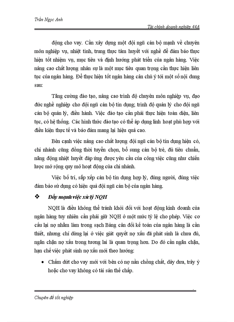 image for page Nâng cao hiệu quả hoạt động cho vay tại chi nhánh NHCT Đống Đa đối với doanh nghiệp vừa và nhỏ