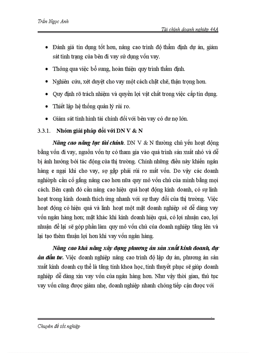 image for page Nâng cao hiệu quả hoạt động cho vay tại chi nhánh NHCT Đống Đa đối với doanh nghiệp vừa và nhỏ