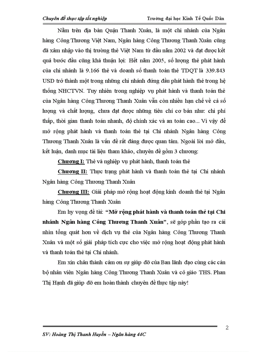 image for page Mở rộng phát hành và thanh toán thẻ tại Chi nhánh Ngân hàng Công Thương Thanh Xuân