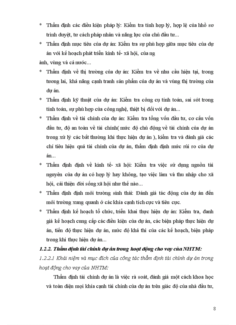 image for page Nâng cao chất lượng thẩm định tài chính dự án tại ngân hàng công thương chi nhánh Ba Đình