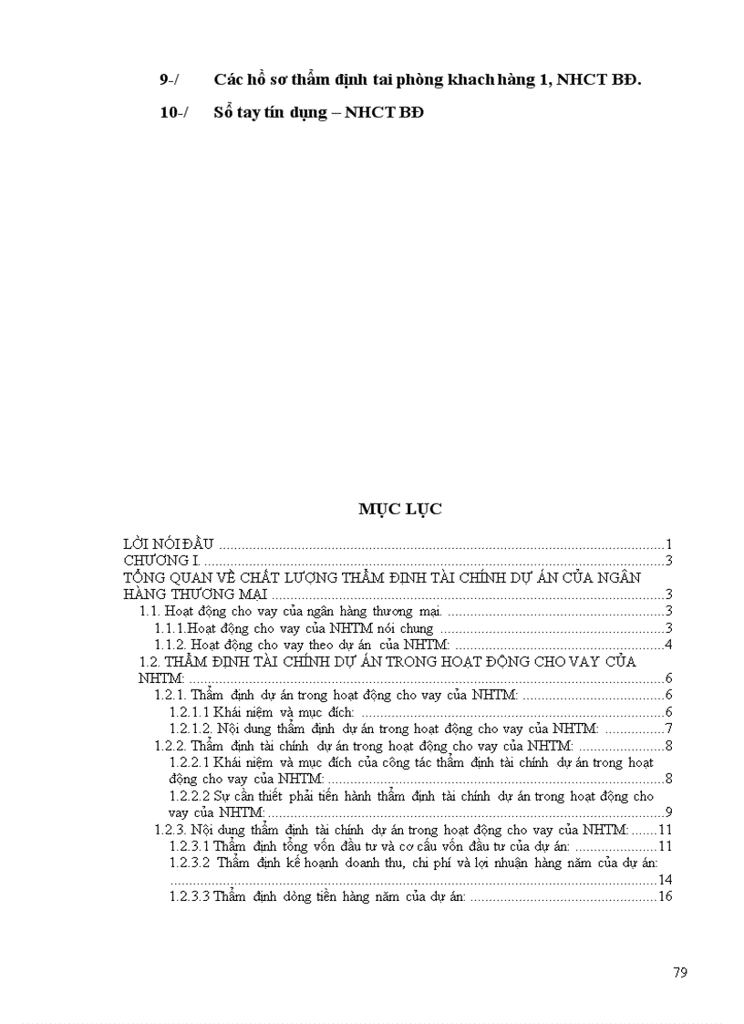 image for page Nâng cao chất lượng thẩm định tài chính dự án tại ngân hàng công thương chi nhánh Ba Đình