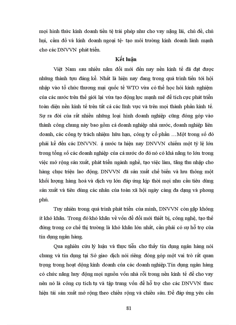image for page Mở rộng tín dụng đối với các doanh nghiệp vừa và nhỏ tại Ngân hàng Nông nghiệp và Phát triển Nông thôn Hà Nội