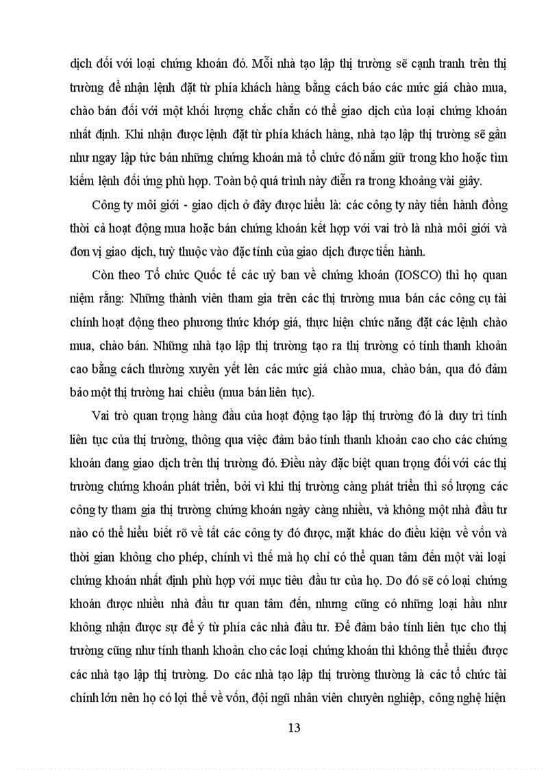 image for page Phát triển hoạt động tạo lập thị trường của Công ty chứng khoán Ngân hàng Công thương Việt Nam