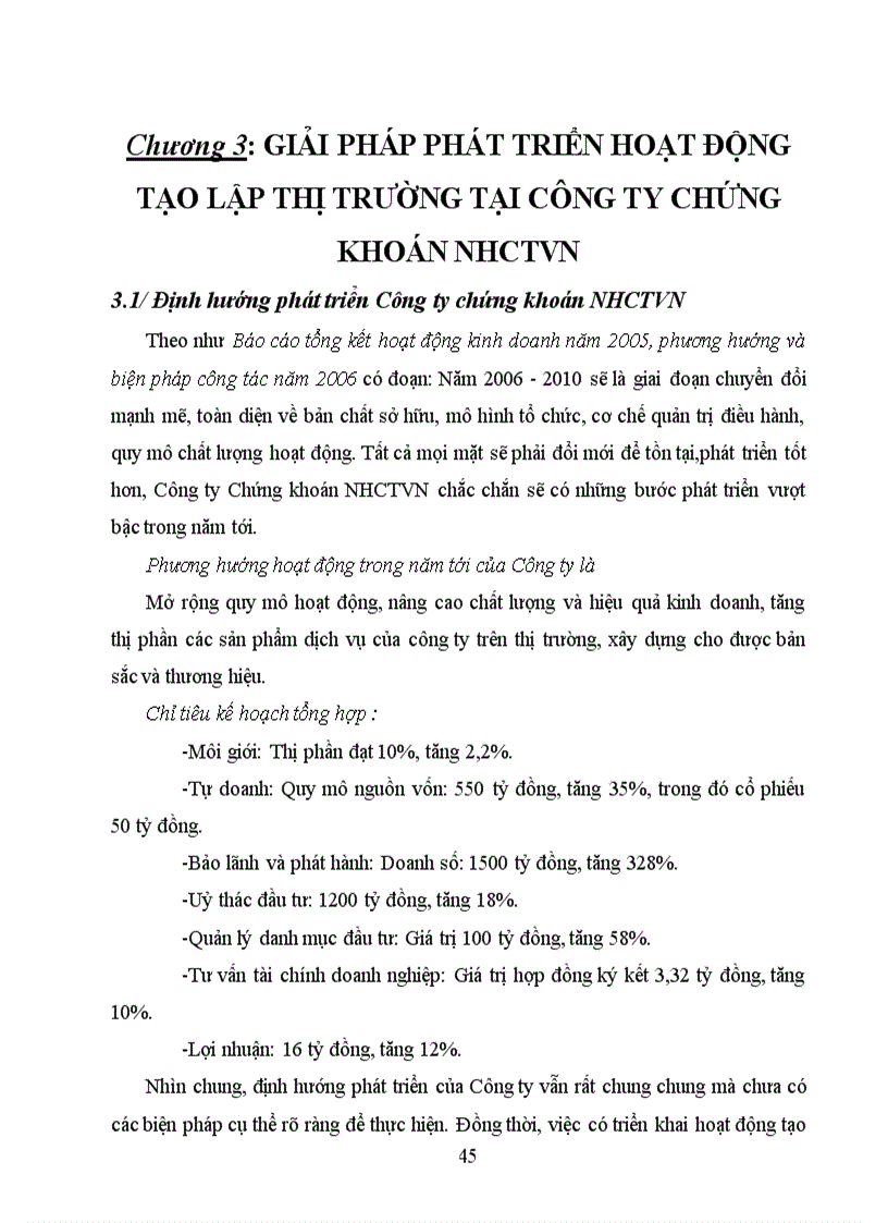 image for page Phát triển hoạt động tạo lập thị trường của Công ty chứng khoán Ngân hàng Công thương Việt Nam