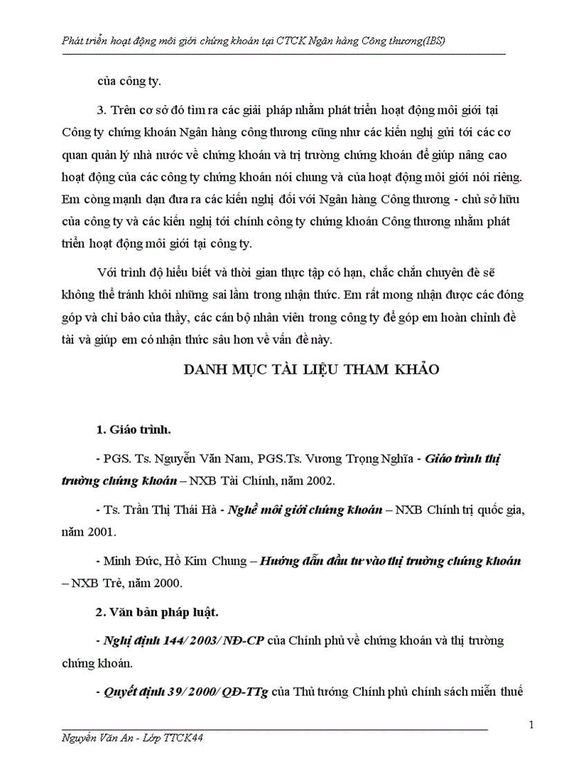 image for page Giải pháp phát triển hoạt động môi giới tại công ty chứng khoán Ngân hàng Công thương Việt Nam