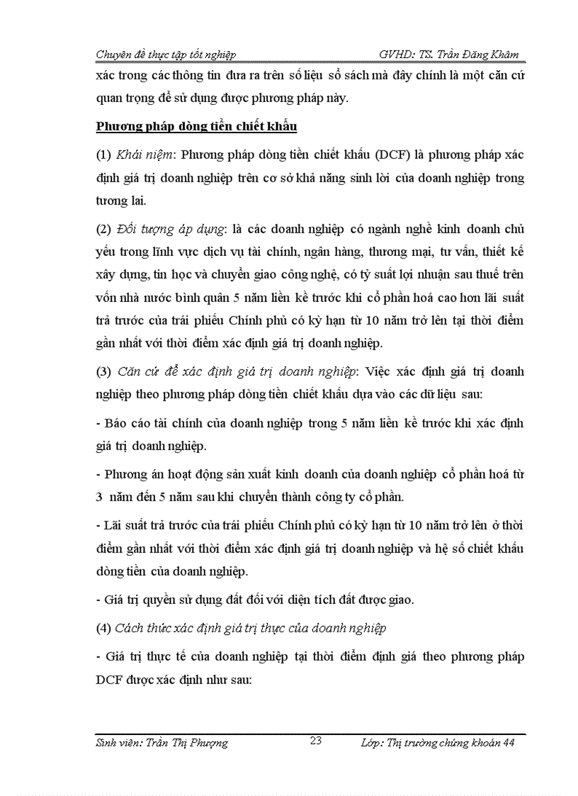 image for page Hoàn thiện công tác định giá doanh nghiệp cổ phần hoá tại Công ty chứng khoán NHNO PTNT Việt Nam