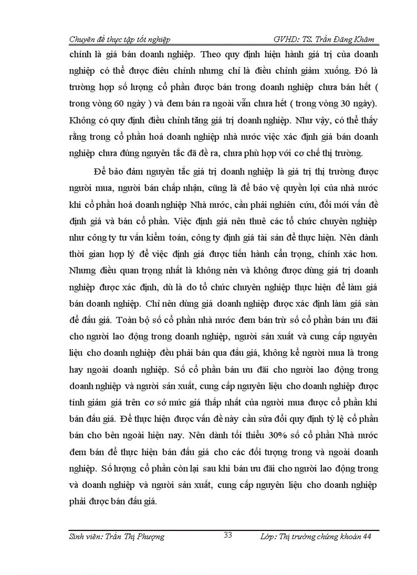 image for page Hoàn thiện công tác định giá doanh nghiệp cổ phần hoá tại Công ty chứng khoán NHNO PTNT Việt Nam