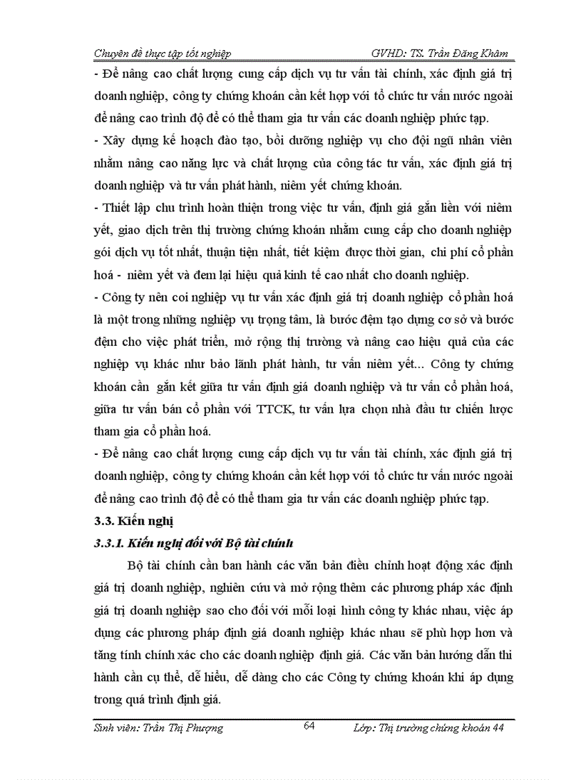 image for page Hoàn thiện công tác định giá doanh nghiệp cổ phần hoá tại Công ty chứng khoán NHNO PTNT Việt Nam