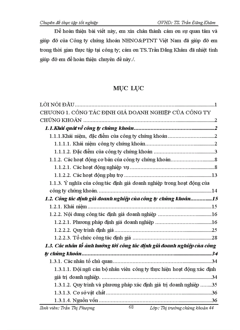 image for page Hoàn thiện công tác định giá doanh nghiệp cổ phần hoá tại Công ty chứng khoán NHNO PTNT Việt Nam