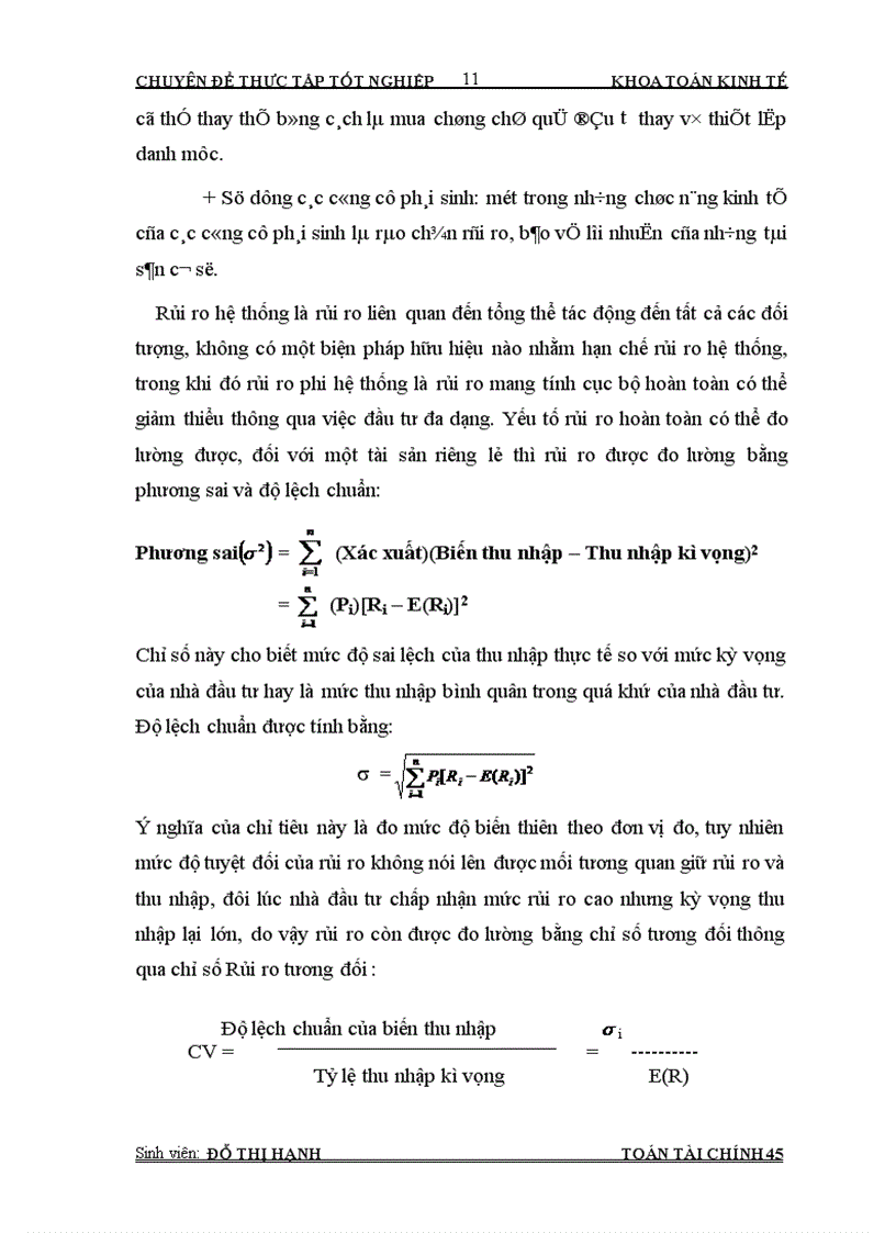 image for page Phân tích động thái giá cổ phiếu và tính thanh khoản của một số cổ phiếu trên thị trường chứng khoán VN