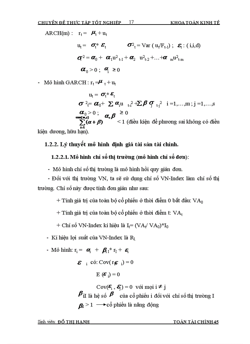 image for page Phân tích động thái giá cổ phiếu và tính thanh khoản của một số cổ phiếu trên thị trường chứng khoán VN
