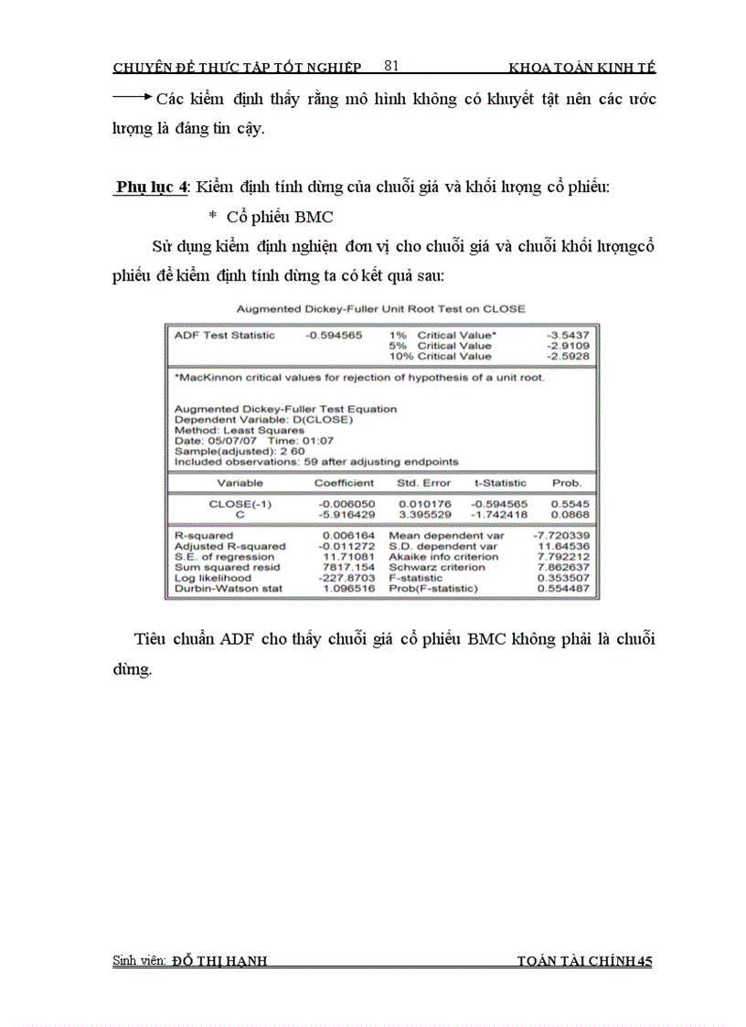 image for page Phân tích động thái giá cổ phiếu và tính thanh khoản của một số cổ phiếu trên thị trường chứng khoán VN