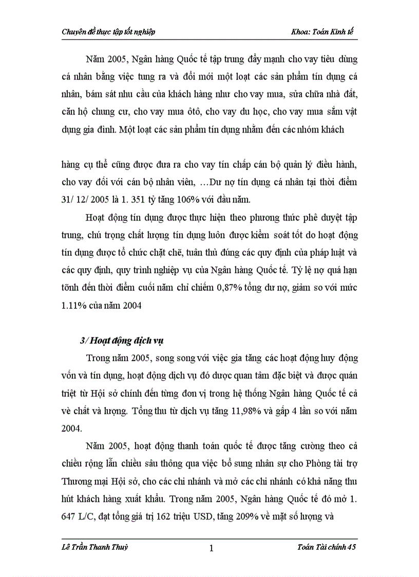 image for page Sử dụng mô hình ARCH GARCH để phân tích và đành giá rủi ro tín dụng tại Ngân hàng Quốc tế VIB