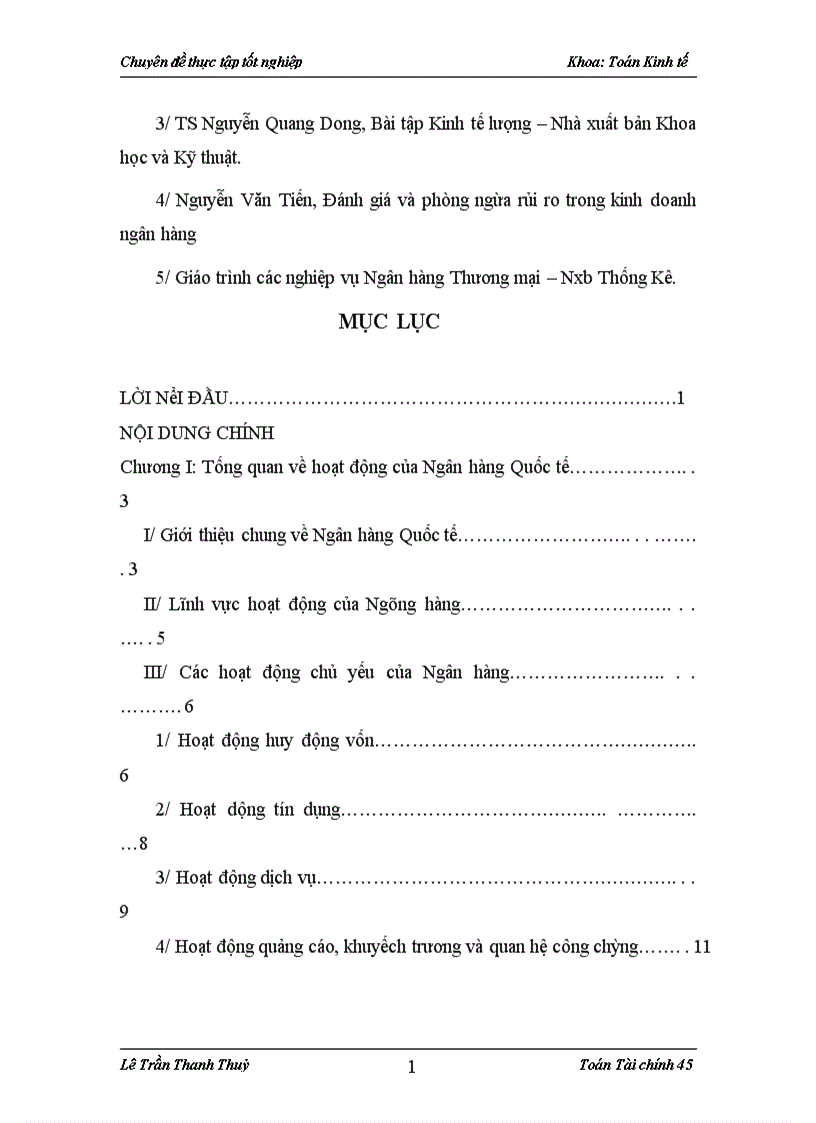 image for page Sử dụng mô hình ARCH GARCH để phân tích và đành giá rủi ro tín dụng tại Ngân hàng Quốc tế VIB