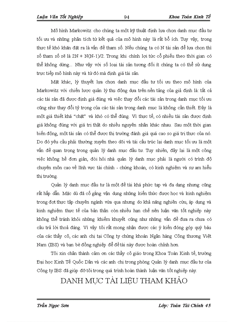 image for page Phân tích quản trị danh mục và áp dụng trong đầu tư trên thị trường chứng khoán Việt Nam
