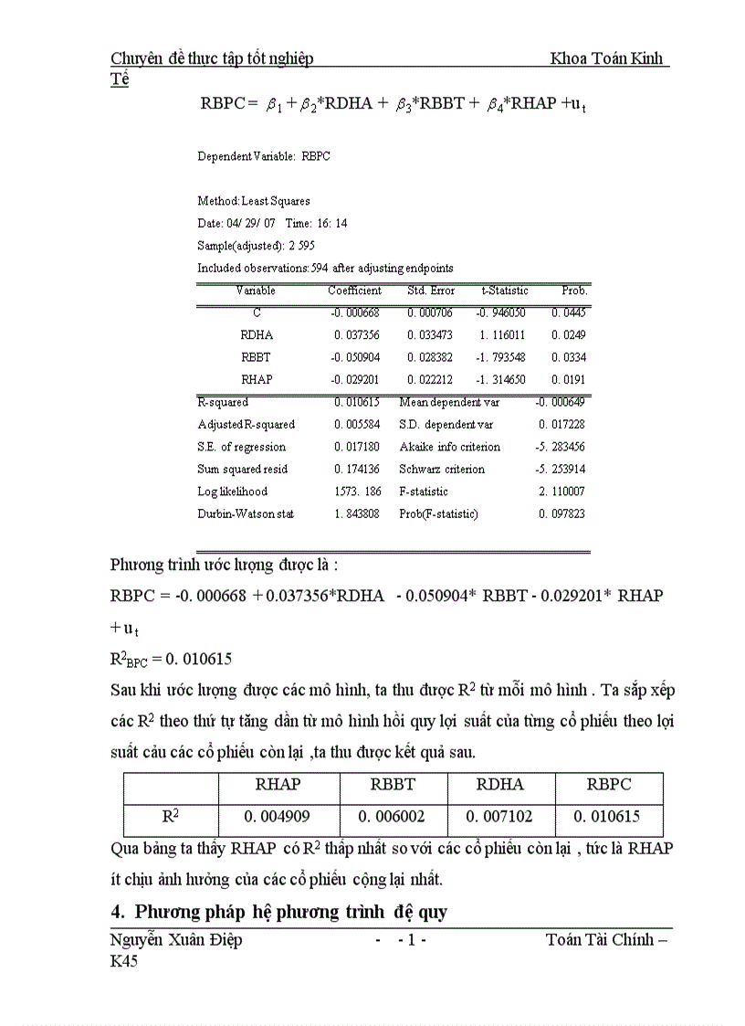 image for page sử dụng các mô hình kinh tế lượng để phân tích và định giá cổ phiếu trên thị trường chứng khoán việt nam