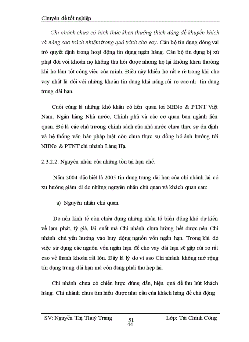 image for page Giải pháp mở rộng tín dụng trung dài hạn tại NHNo PTNT chi nhánh Láng Hạ