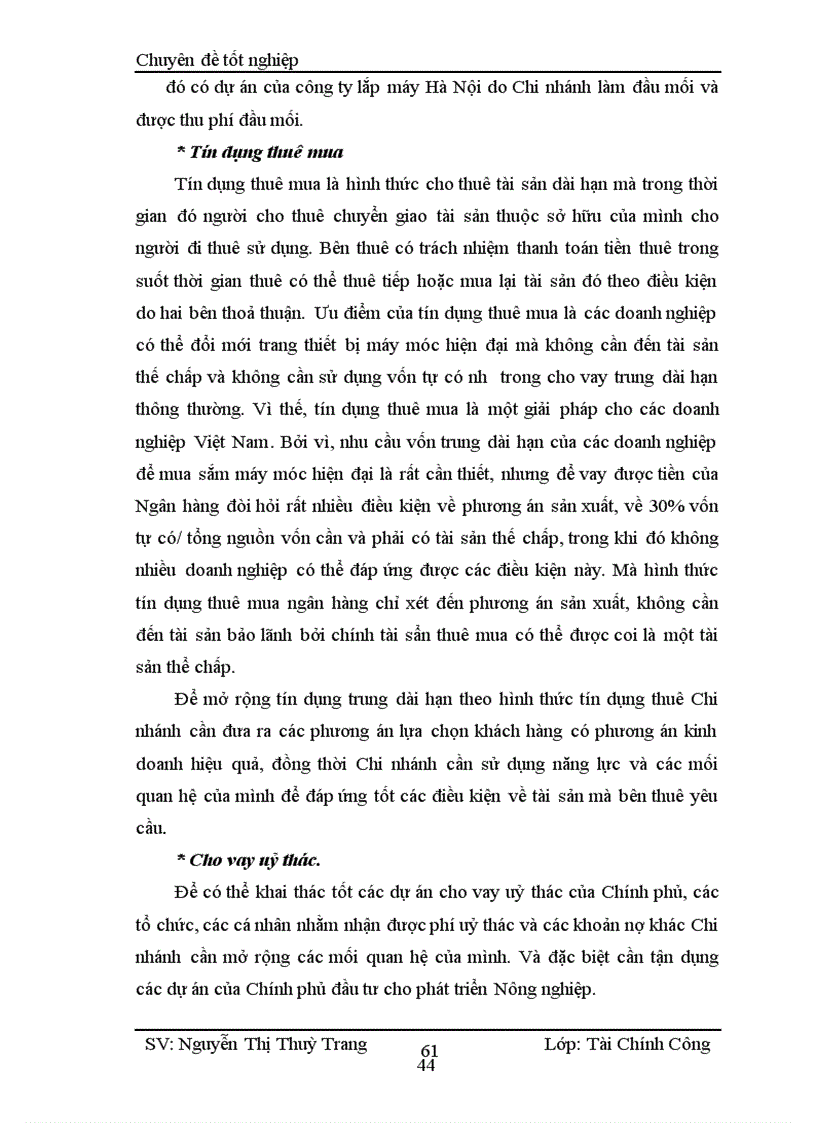 image for page Giải pháp mở rộng tín dụng trung dài hạn tại NHNo PTNT chi nhánh Láng Hạ