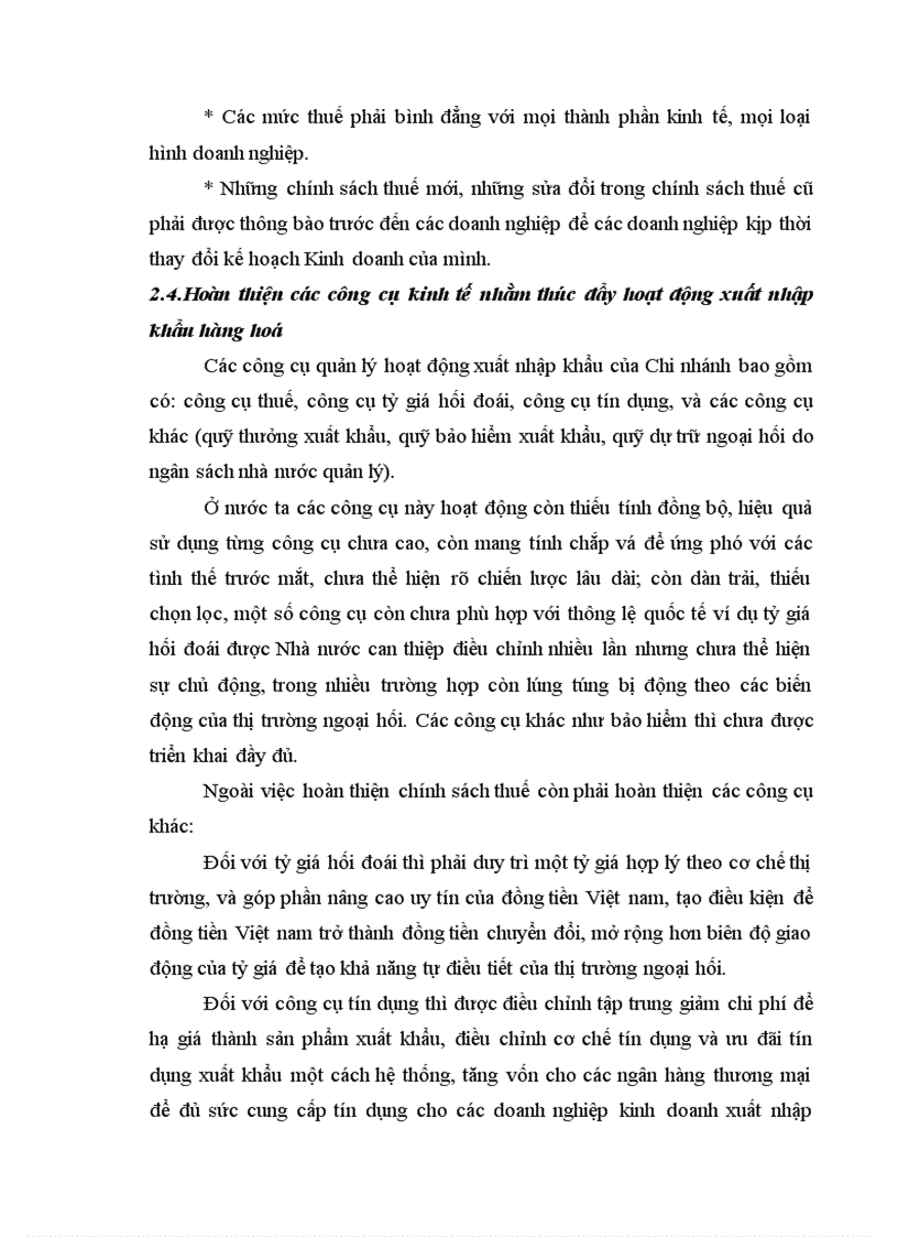 image for page Một số giải pháp nhằm hoàn thiện công tác quản lý hoạt động xuất nhập khẩu tại Chi nhánh Công ty Kinh doanh Chế biến hàng xuất nhập khẩu tại Thành phố Hải Phòng