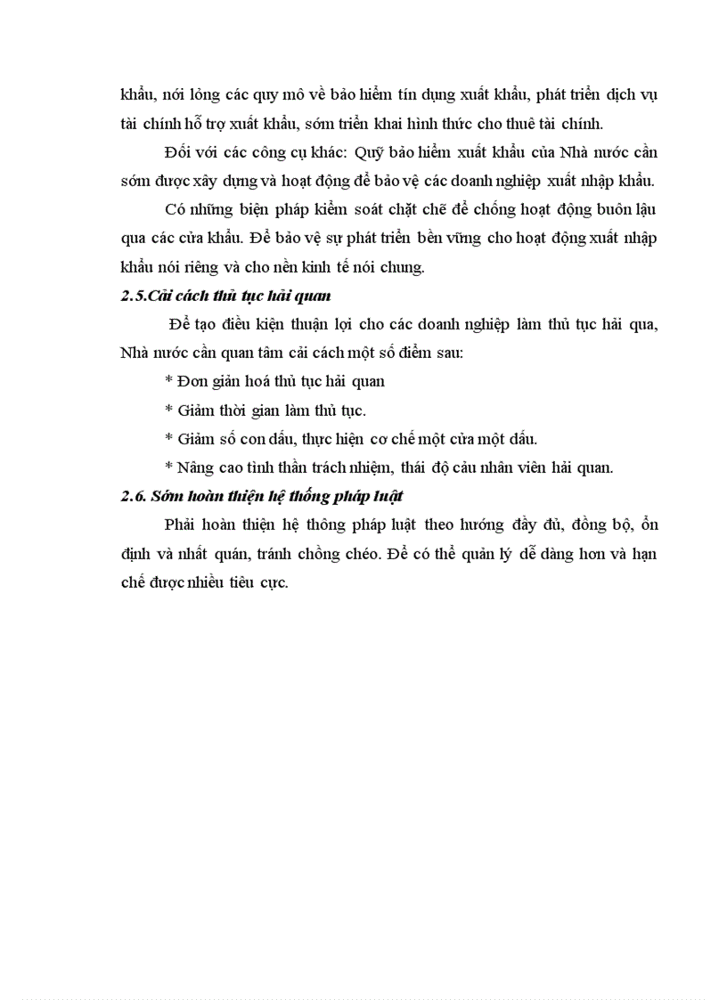 image for page Một số giải pháp nhằm hoàn thiện công tác quản lý hoạt động xuất nhập khẩu tại Chi nhánh Công ty Kinh doanh Chế biến hàng xuất nhập khẩu tại Thành phố Hải Phòng