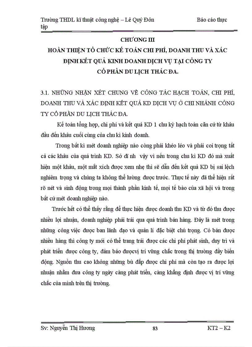 image for page tổ chức công tác kế toán chi phí doanh thu và xác định kết quả kinh doanh dịch vụ tại công ty cổ phần du lịch Thác Đa 1