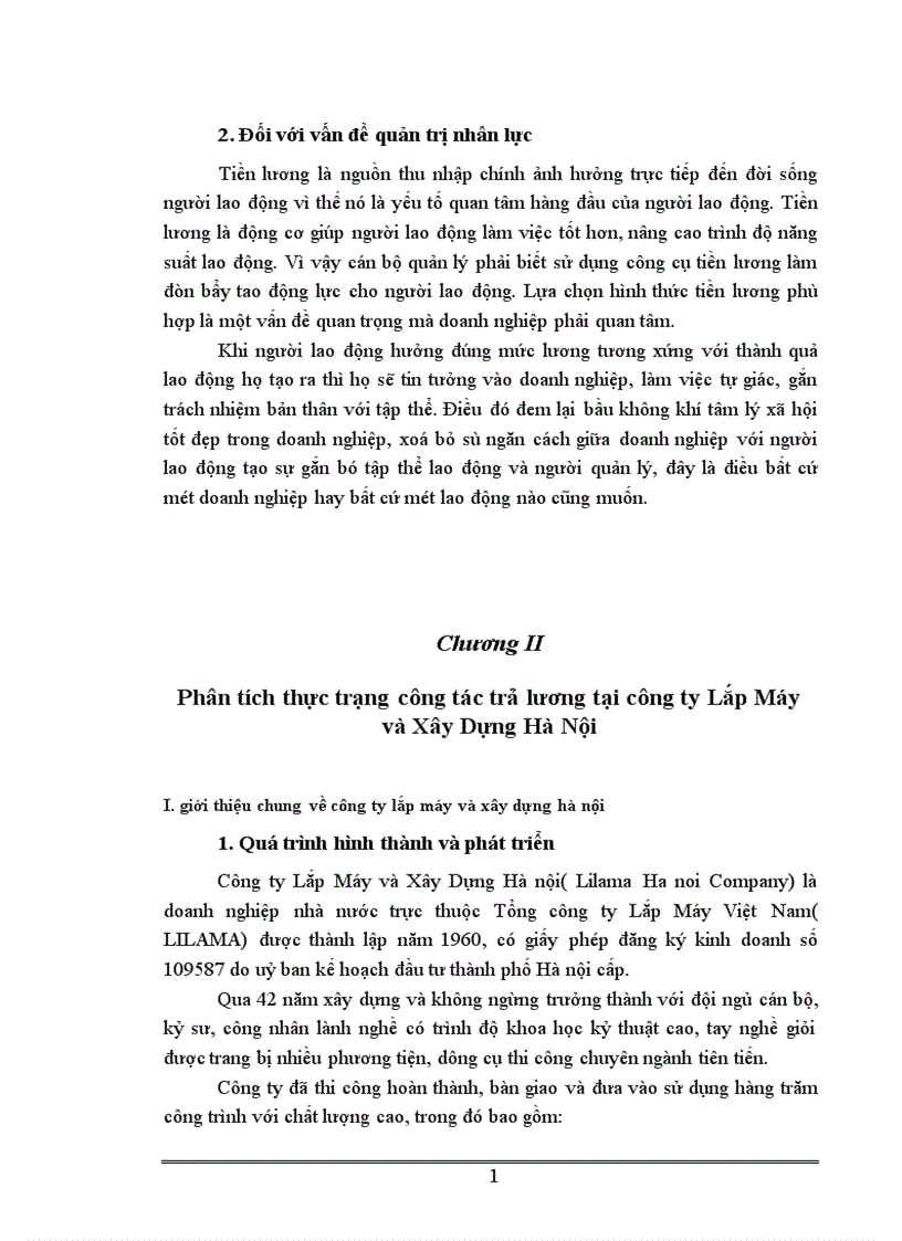 image for page Một số giải pháp nhằm hoàn thiện các hình thức trả lương ở công ty Lắp Máy và Xây Dựng Hà nội