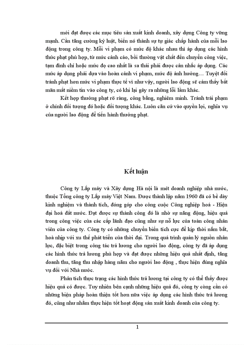 image for page Một số giải pháp nhằm hoàn thiện các hình thức trả lương ở công ty Lắp Máy và Xây Dựng Hà nội