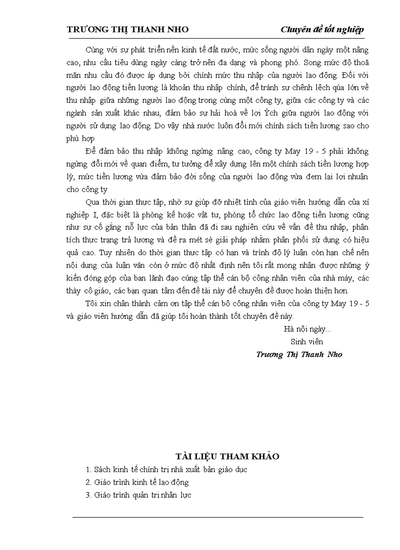 image for page Việc nghiên cứu tình hình thu nhập của người lao động Các biện pháp phân phối nhằm sử dụng có hiệu quả quỹ tiền lương trong doanh nghiệp 1
