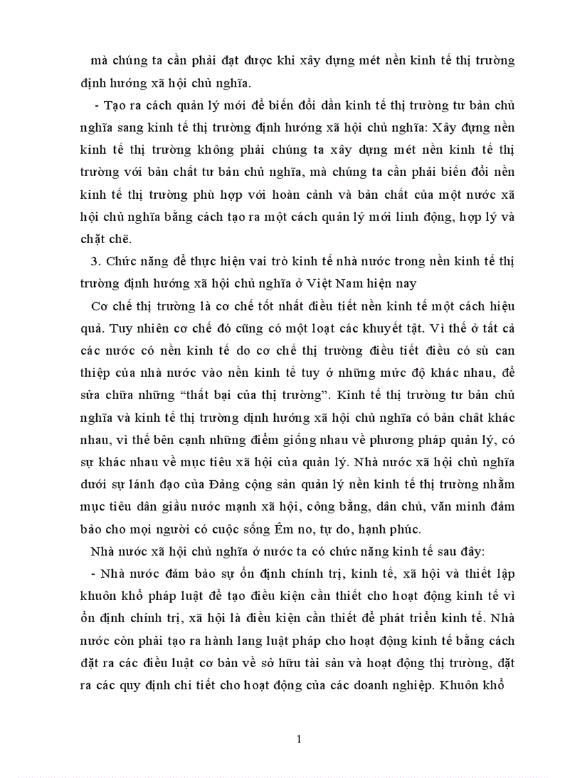 image for page Vai trò của nhà nước trong nền kinh tế thị trường định hướng XHCN ở nước ta hiện nay Hà nội 2005 đặt vấn Đề