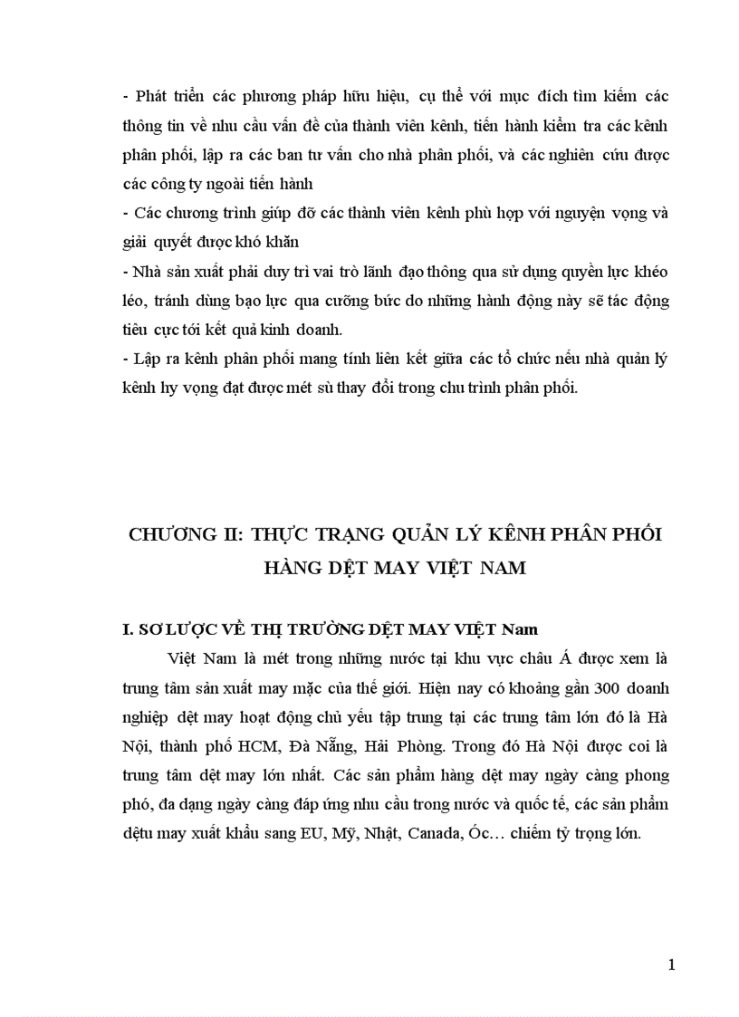 image for page thực trạng quản lý kênh phân phối hàng dệt may việt nam