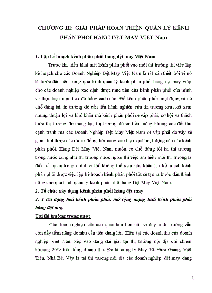 image for page thực trạng quản lý kênh phân phối hàng dệt may việt nam