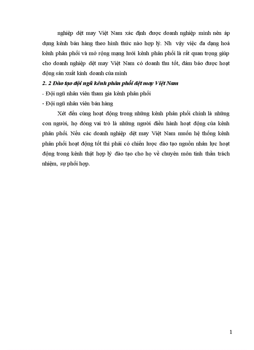 image for page thực trạng quản lý kênh phân phối hàng dệt may việt nam