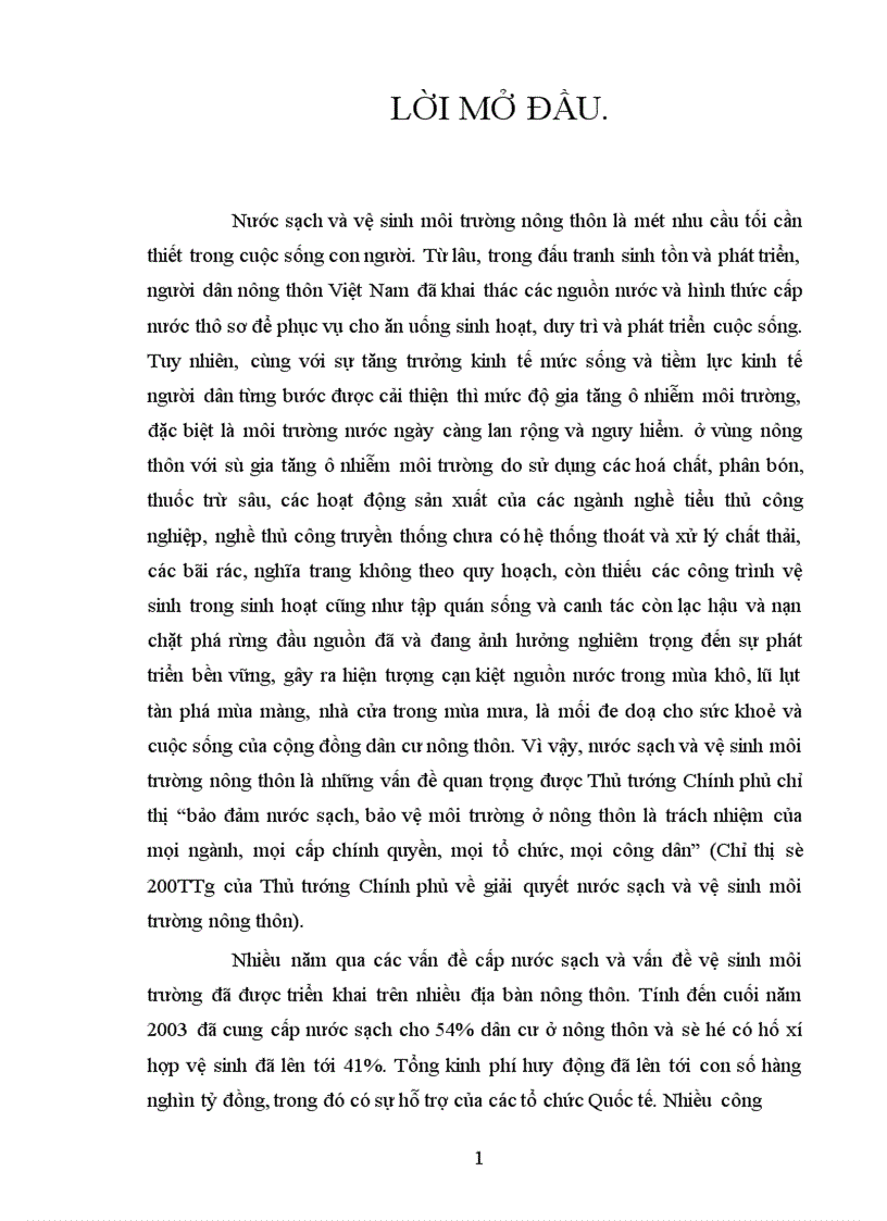 image for page Thực trạng và một số giải pháp cung cấp nước sạch và vệ sinh môi trường nông thôn tỉnh Hưng Yên