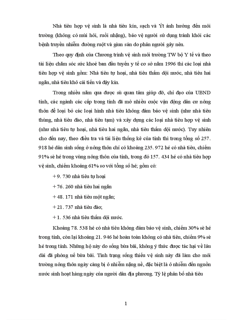 image for page Thực trạng và một số giải pháp cung cấp nước sạch và vệ sinh môi trường nông thôn tỉnh Hưng Yên