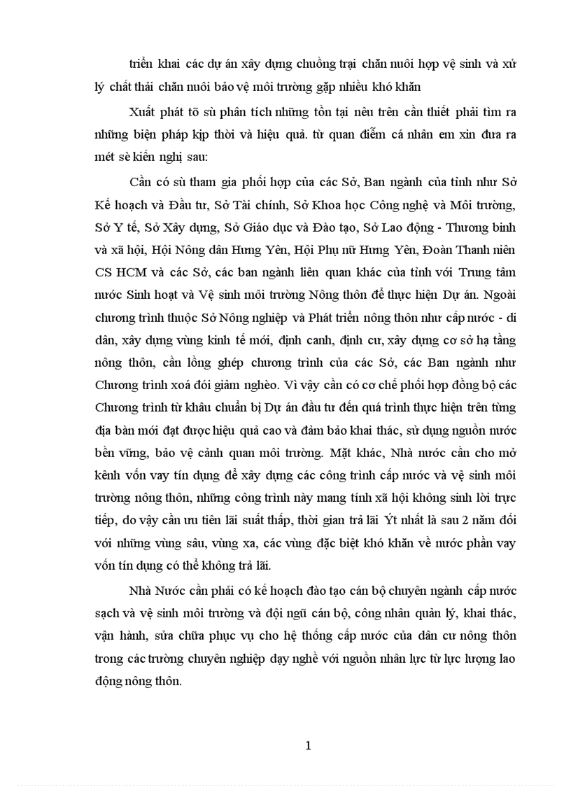 image for page Thực trạng và một số giải pháp cung cấp nước sạch và vệ sinh môi trường nông thôn tỉnh Hưng Yên