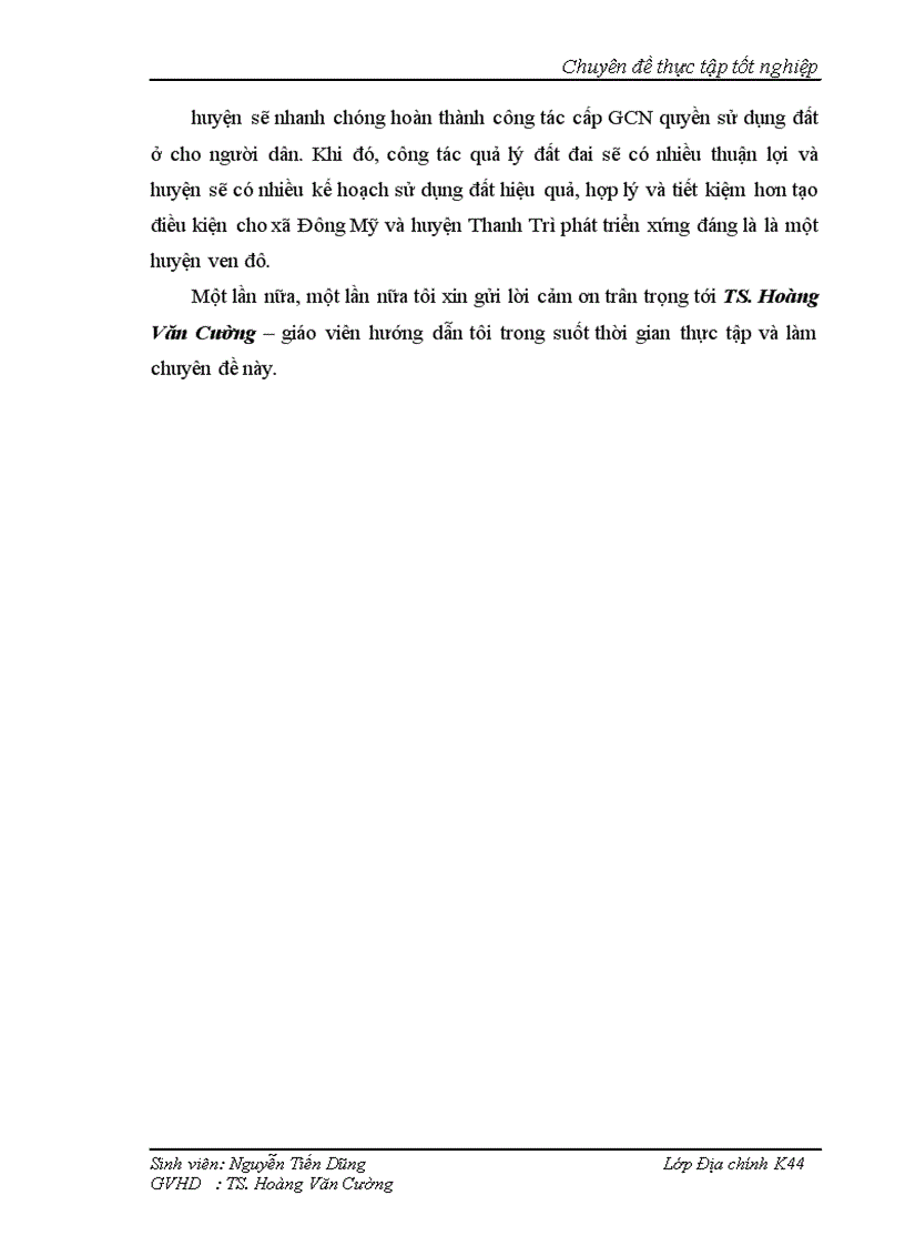 image for page Đánh giá kết quả công tác công tác đăng ký cấp giấy chưng nhận quyền sử dụng đất ở trên địa bàn xã Đông Mỹ huyện Thanh Trì Hà Nội