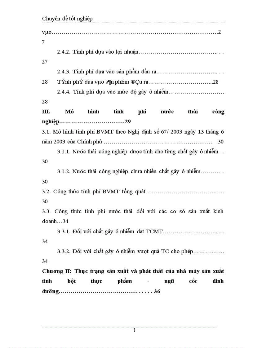image for page Tính phí bảo vệ môi trường đối với nước thải của dự án nhà máy sản xuất tinh bột thực phẩm ngũ cốc dinh dưỡng ở quận Hai Bà Trưng Hà Nội