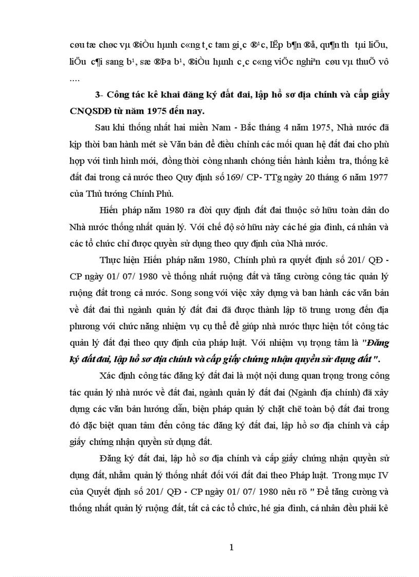 image for page Đánh giá công tác đăng ký đất đai cấp giấy CNQSDĐ trên địa bàn huyện Yên sơn Tỉnh Tuyên Quang giai đoạn 1993 2005